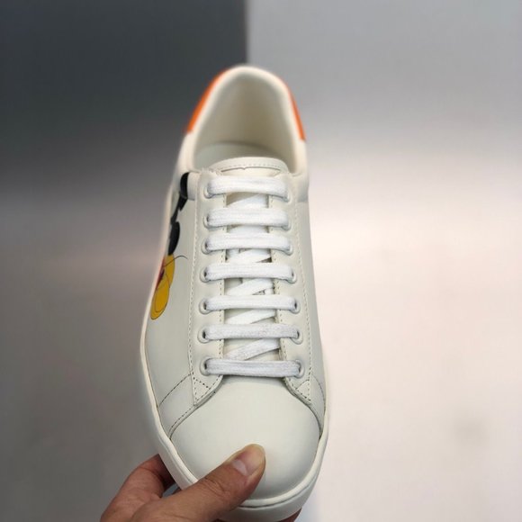 NEWGucci leather casual shoes small white shoes